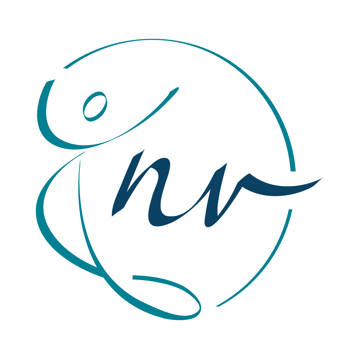 logo-sans-texte-de-Noemie-Verpoort-psychomotricienne-a-bailleul-personnage-en-mouvement-dans-une-forme-ronde-au-centre-de-laquelle-on-trouve-les-initiales-n-v